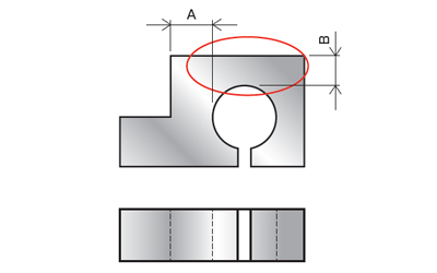 抜き形状とスリットを持つゲージの高精度設計のポイント / 抜き形状