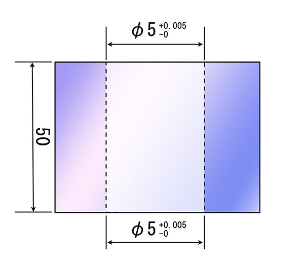 穴形状を持つゲージのコストダウン設計のポイントの実例